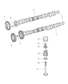 2005 Dodge Sprinter 3500 Camshaft Diagram - 5117371AA