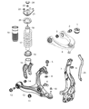 Jeep Control Arm Diagram - 68291037AB