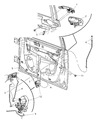 2006 Dodge Charger Door Handle Diagram - YS87BB8AD