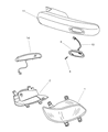 Chrysler Prowler Back Up Light Diagram - 4786289AB