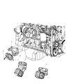 Dodge Engine Mount Diagram - 52121809AC