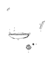 Chrysler 200 Side Marker Light Diagram - 68206450AA