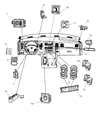 Chrysler Aspen Ignition Lock Assembly Diagram - 56049838AC