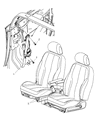 2007 Chrysler PT Cruiser Seat Belt Diagram - ZF38BD5AD