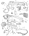 Jeep Heater Core Diagram - 4874045