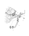 Chrysler Cirrus EGR Valve Diagram - 4287821