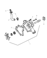 1999 Dodge Durango Water Pump Diagram - 53021018AB