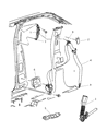 2009 Jeep Commander Seat Belt Diagram - 5HP151D1AD