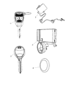 2009 Jeep Wrangler Transmitter Diagram - 5026070AN