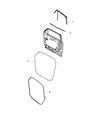 Jeep Renegade Door Seal Diagram - 68339230AA