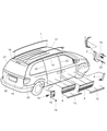 2002 Chrysler Voyager Door Moldings Diagram - RQ45YBMAA