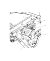 2006 Jeep Liberty Vapor Canister Diagram - 4891562AA