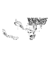 Dodge Ram 2500 Power Steering Hose Diagram - 52122383AB