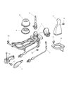 Chrysler Crossfire Automatic Transmission Shifter Diagram - 5098490AA