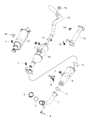 Ram 3500 Catalytic Converter Diagram - 68310685AA