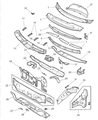 Chrysler Voyager Dash Panels Diagram - 4860110AB