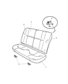 Chrysler Sebring Armrest Diagram - UP961L2AA