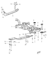 Dodge Journey Front Cross-Member Diagram - 68078774AC