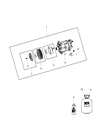 Dodge A/C Compressor Diagram - 68382275AB