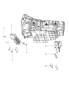 2012 Ram 1500 Transmission Mount Diagram - 55398318AE