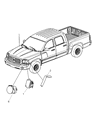 Dodge Dakota Headlight Diagram - 55077606AC