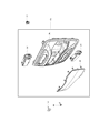 2020 Chrysler Voyager Dome Light Diagram - 68370833AA