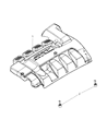 2008 Dodge Caliber Engine Cover Diagram - 5038019AB