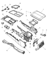 Dodge Challenger Armrest Diagram - 1RQ591BNAA