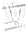 Chrysler Valve Stem Seal Diagram - 4781072AB