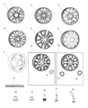 Jeep Lug Nuts Diagram - 6509422AA