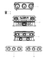 Dodge Grand Caravan A/C Switch Diagram - 55111808AJ
