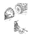 2007 Dodge Nitro Transmission Mount Diagram - 53013967AB