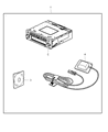 2005 Chrysler Crossfire Antenna Diagram - 5161763AA
