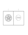 Jeep Wheel Cover Diagram - 1AH90S4AAC