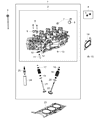 Chrysler Cylinder Head Diagram - 68214828AA