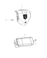 2012 Dodge Durango Air Bag Diagram - 5108019AE