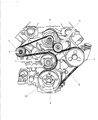 Dodge Viper Harmonic Balancer Diagram - 5037204AA