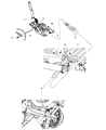 2012 Jeep Wrangler Parking Brake Cable Diagram - 52059891AI