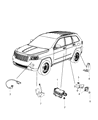 Dodge Durango Yaw Sensor Diagram - 56029469AA