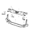 Jeep Compass Front Cross-Member Diagram - 5115402AH