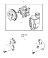 2008 Dodge Ram 3500 Power Steering Pump Diagram - 52013979AD