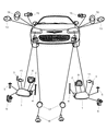 Chrysler Sebring Light Socket Diagram - 4805485AA
