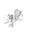 2002 Dodge Durango Parking Brake Cable Diagram - 52009646AF