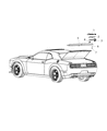 Dodge Spoiler Diagram - 6MD16TZZAA