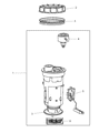 Jeep Fuel Filter Diagram - 4798299