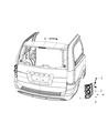 Dodge Grand Caravan Back Up Light Diagram - 5182535AE