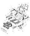 Chrysler Armrest Diagram - 1ED891S3AA