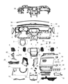 Jeep A/C Switch Diagram - 56054382AE