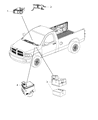 Ram 2500 ABS Control Module Diagram - 68204539AC