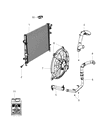 Dodge Journey Radiator Hose Diagram - 5058944AE